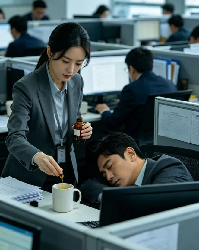 女同事往我水杯滴液体,我悄悄倒进她杯子,10分钟后她一饮而尽
