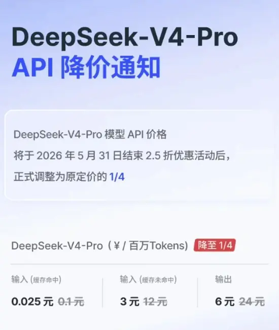 DeepSeek永久下调API定价!首轮500亿融资引行业瞩目