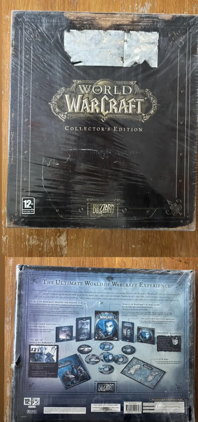 《魔兽》玩家挖出父亲20年前未拆封典藏版 现值数万元