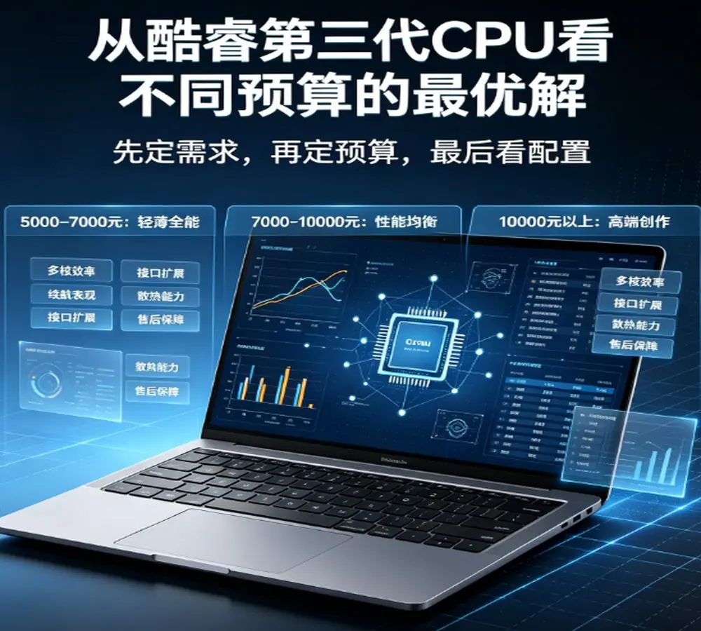 2026年7月论文文献党笔记本选购指南:从酷睿第三代CPU看全价位推荐