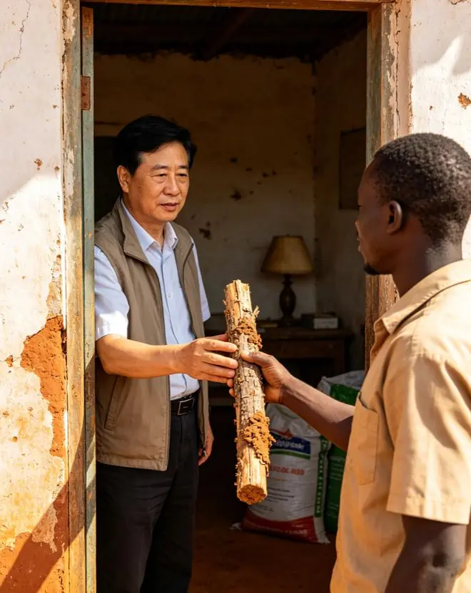 援非八年，当地人送我根木棍，我随手放行李箱，过海关时我愣住了