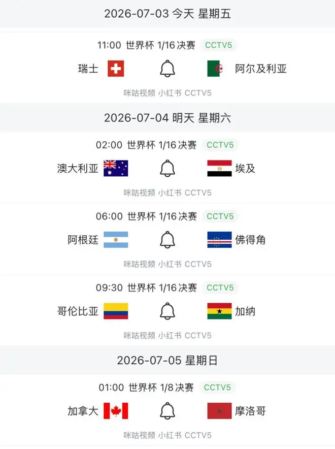 能有几支过关?接下来的5场世界杯淘汰赛都有非洲球队参与