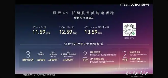 11.59万起预售,全系655km续航无差别,家用纯电新选择来了?