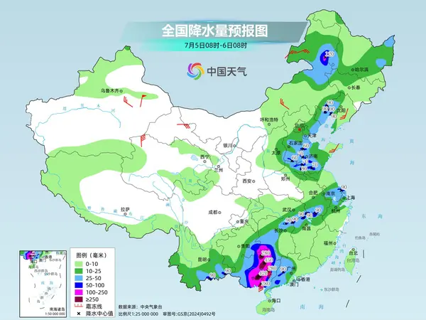 广西贵州等地警惕暴雨致灾 北方降雨增多高温缩减