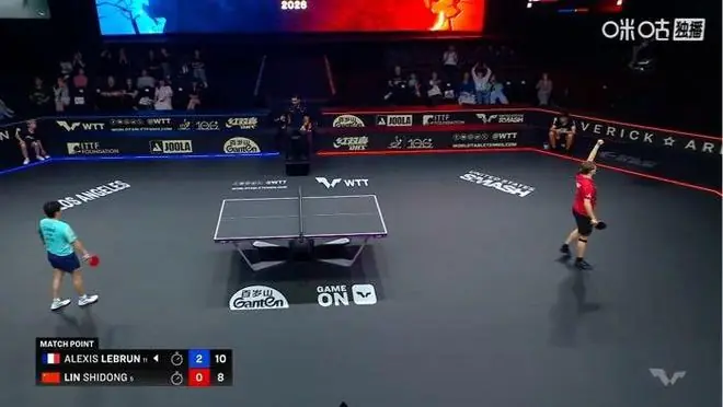 WTT美国大满贯:林诗栋0-3完败大勒布伦,国乒男单全部出局