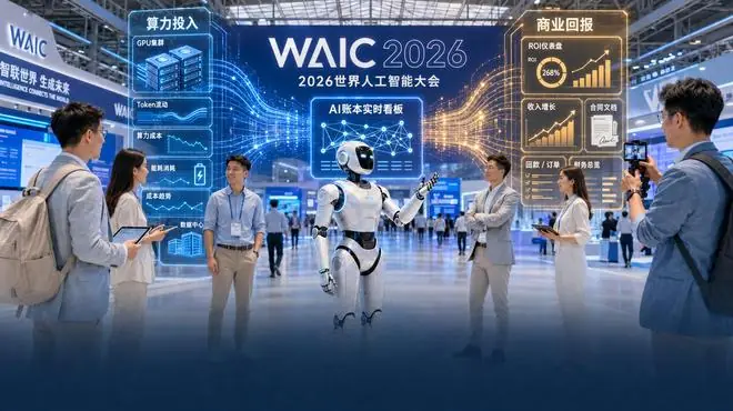 在WAIC,当所有人都在为技术欢呼,我们决定先看看AI的账本