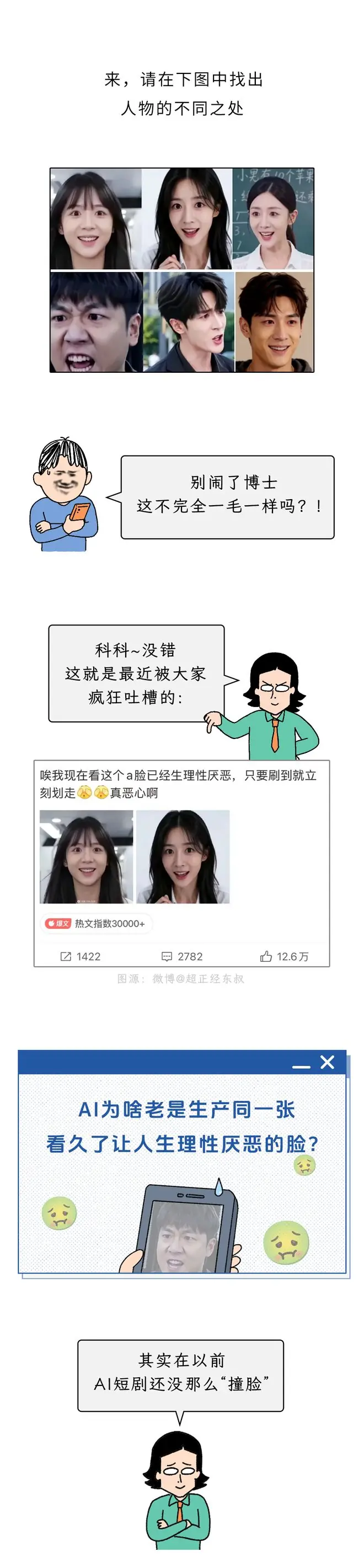 AI为啥老是生产同一张看久了让人生理性厌恶的脸?