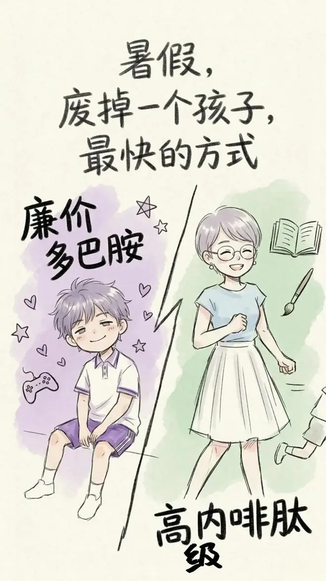 暑假“废掉”一个孩子最快的方式,就是让他快乐
