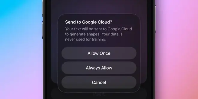 苹果iOS 27新增提示:AI生图等任务会发送数据给谷歌云