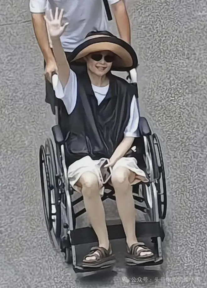 53岁袁立坐轮椅回归!重病手术后暴瘦,九死一生,狠打造谣者的脸