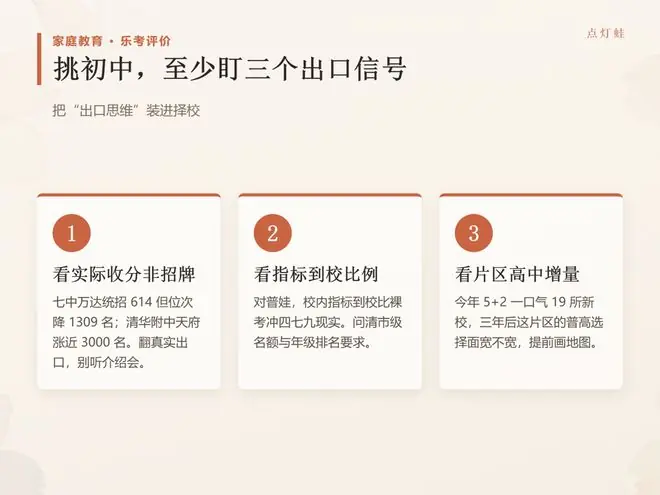 中考位次大洗牌,给小升初家长提了个醒:挑初中别光看名气