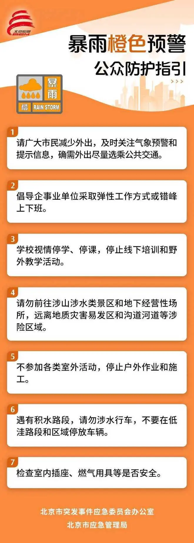 北京防汛一级应急响应增至10区!请公众做好防护