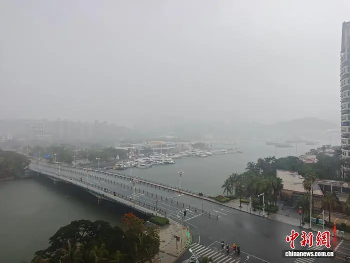 台风“美莎克”登陆海南陵水