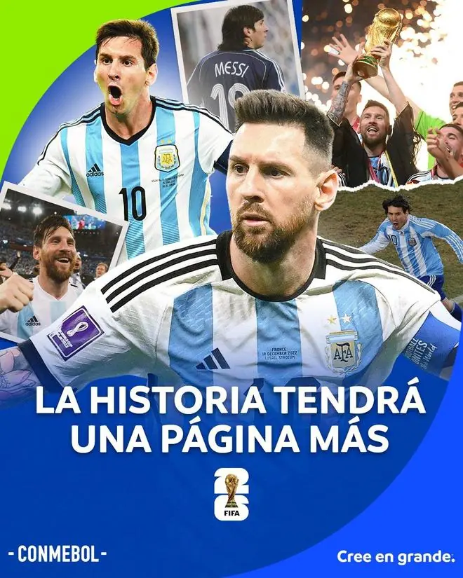 8连斩+6届20球!FIFA官方祝贺39岁梅西:狂刷10大纪录 燃爆世界杯