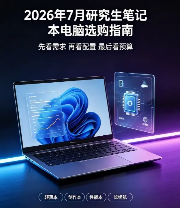 2026年7月游戏本选购指南:6K预算怎么买更划算?